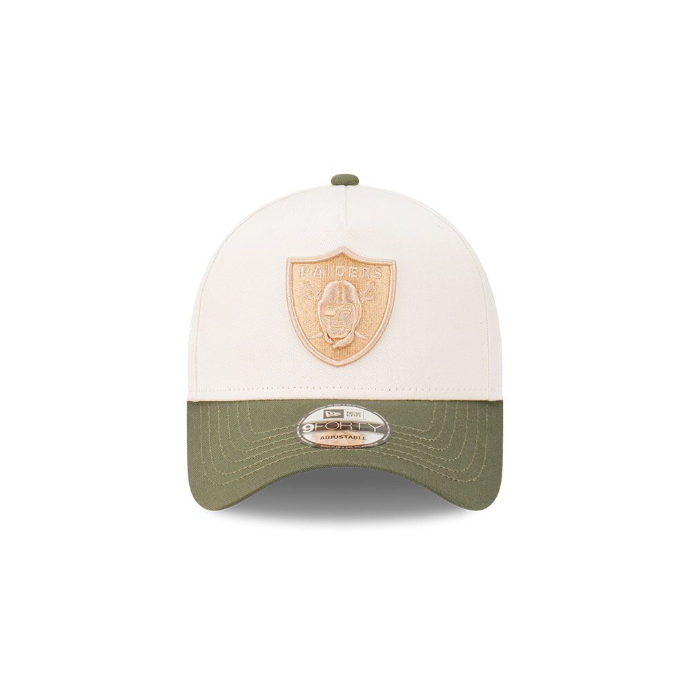 Gorra 9forty Las Vegas Raiders Winecork Olive Beige image number 1.0